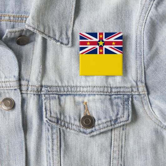 Niue Flag Button (Beispiel)