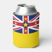 Niue Flag Dosenkühler (Kanne Vorderseite)