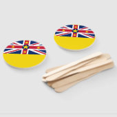 Niue Flag Fächer (Non-assembled)