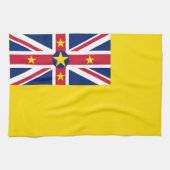Niue Flag Geschirrtuch (Horizontal)