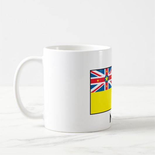 Niue Flag Kaffeetasse (Links)