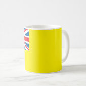 Niue Flag Kaffeetasse (VorderseiteRechts)