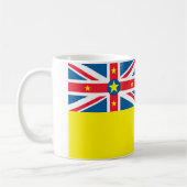 Niue Flag Kaffeetasse (Links)