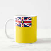 Niue Flag Keramik Kaffee Tasse (Links)