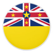 Niue Flag Keramikknauf (Vorderseite)