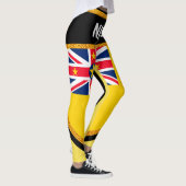 Niue Flag Leggings (Rechts)