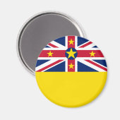 Niue Flag Magnet (Vorderseite/Rückseite)