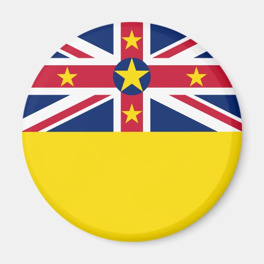 Niue Flag Magnet (Vorne)