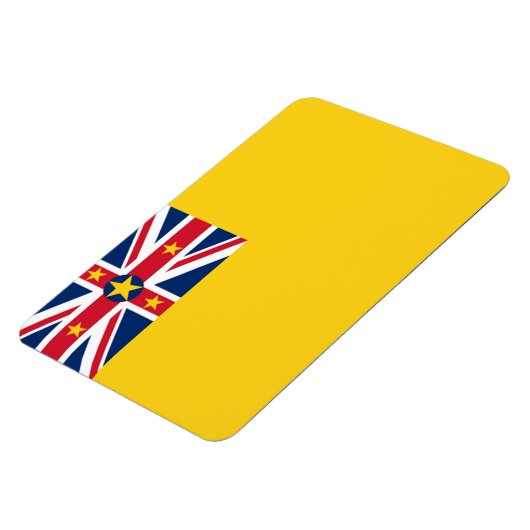 Niue Flag Magnet (Linke Seite)