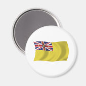 Niue Flag Magnet (Vorderseite/Rückseite)