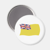 Niue Flag Magnet (Vorderseite/Rückseite)