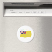 Niue Flag Magnet (In Situ (Geschirrspüler))