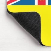 Niue Flag Mousepad (Ecke)