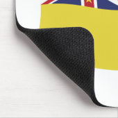 Niue Flag Mousepad (Ecke)