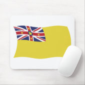 Niue Flag Mousepad (Mit Mouse)