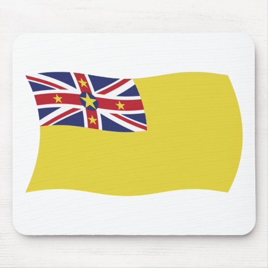 Niue Flag Mousepad (Vorne)