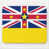 Niue Flag Mousepad (Vorne)