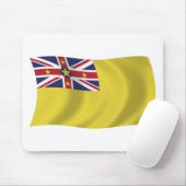 Niue Flag Mousepad (Mit Mouse)