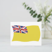 Niue Flag Postcard Postkarte (Stehend Vorderseite)