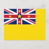 Niue Flag Postkarte (Vorderseite)