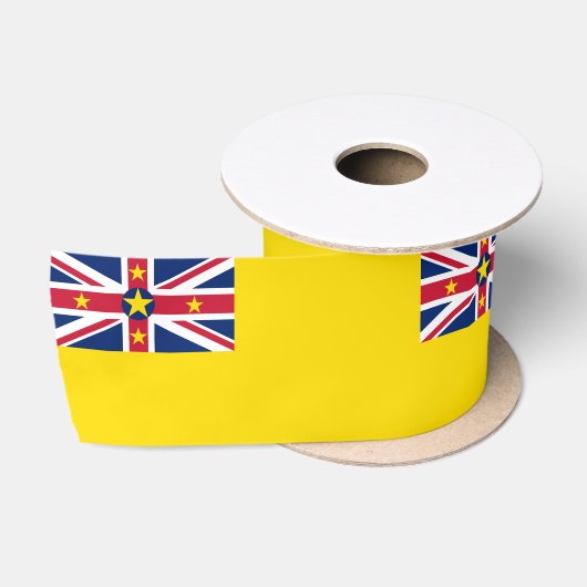 Niue Flag Satinband (Spule)