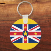 Niue Flag Schlüsselanhänger (Vorderseite)