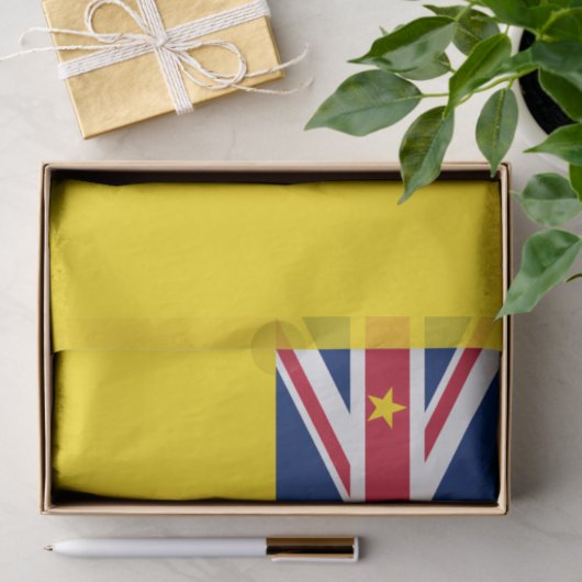 Niue Flag Seidenpapier (Geschenk)