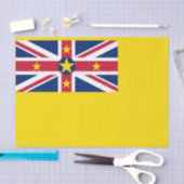 Niue Flag Seidenpapier (Handwerk)