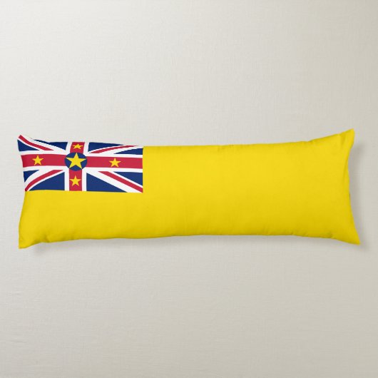 Niue Flag Seitenschläferkissen (Rückseite)