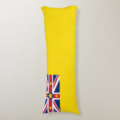 Niue Flag Seitenschläferkissen (Vorderseite Vertikal)