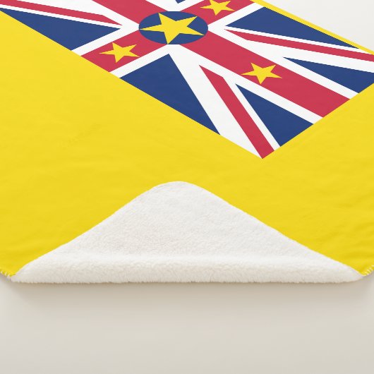 Niue Flag Sherpadecke (3/4)