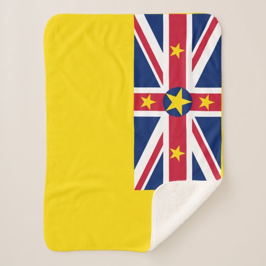 Niue Flag Sherpadecke (Vorderseite)