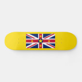 Niue Flag Skateboard (Horizontal)
