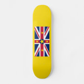 Niue Flag Skateboard (Vorderseite)