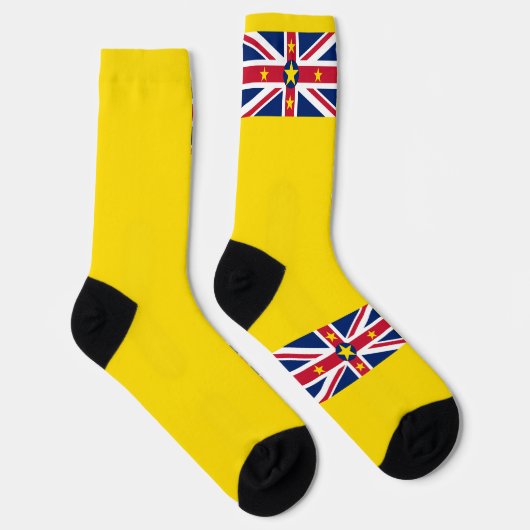 Niue Flag Socken (Rechts)