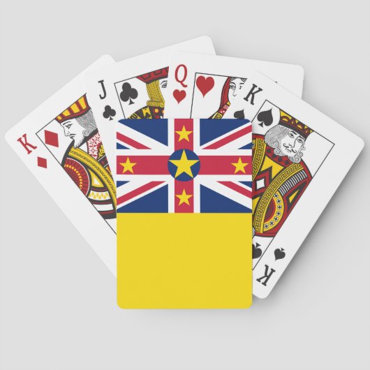 Niue Flag Spielkarten (Rückseite)