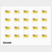 Niue Flag Sticker (Blatt)