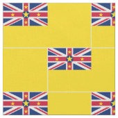 Niue Flag Stoff (Nahaufnahme)