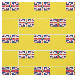 Niue Flag Stoff