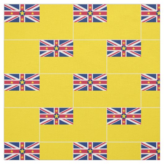 Niue Flag Stoff (Muster)