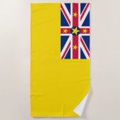 Niue Flag Strandtuch (Vorderseite)