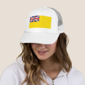 Niue Flag Truckerkappe (Beispiel)