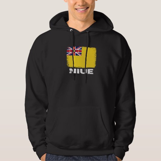 Niue Flag Unterstützung Niuuaner Frauen Männer Hoodie (Vorderseite)