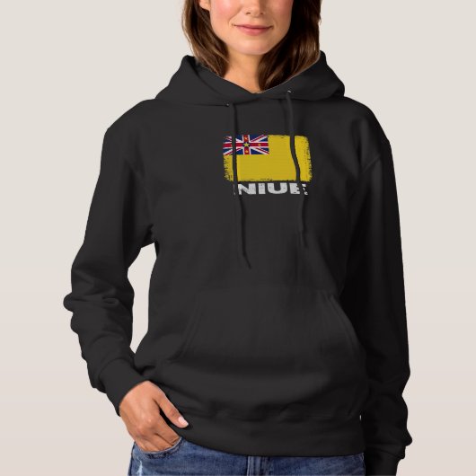 Niue Flag Unterstützung Niuuaner Frauen Männer Hoodie (Vorderseite)