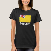 Niue Flag Unterstützung Niuuaner Frauen Männer T-Shirt (Vorderseite)