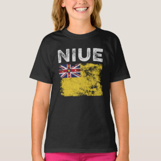 Niue-Flagge bedruckt - Niueanische Flagge T-Shirt
