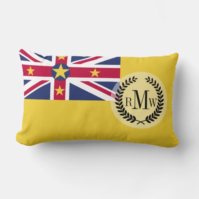 Niue Flagge Lendenkissen (Vorderseite)