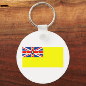 Niue-Flagge Schlüsselanhänger (Vorderseite)
