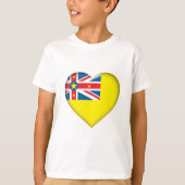 Niue Flagge T-Shirt (Vorderseite)