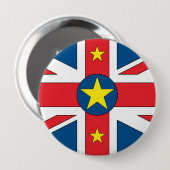 Niue Island Button (Vorne & Hinten)